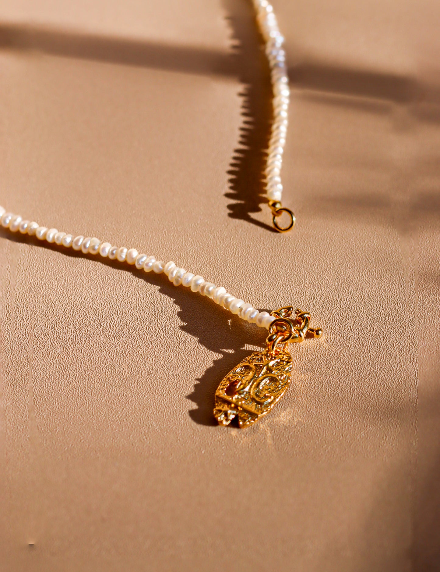 Pearl Sailor's Gold Coin Necklace