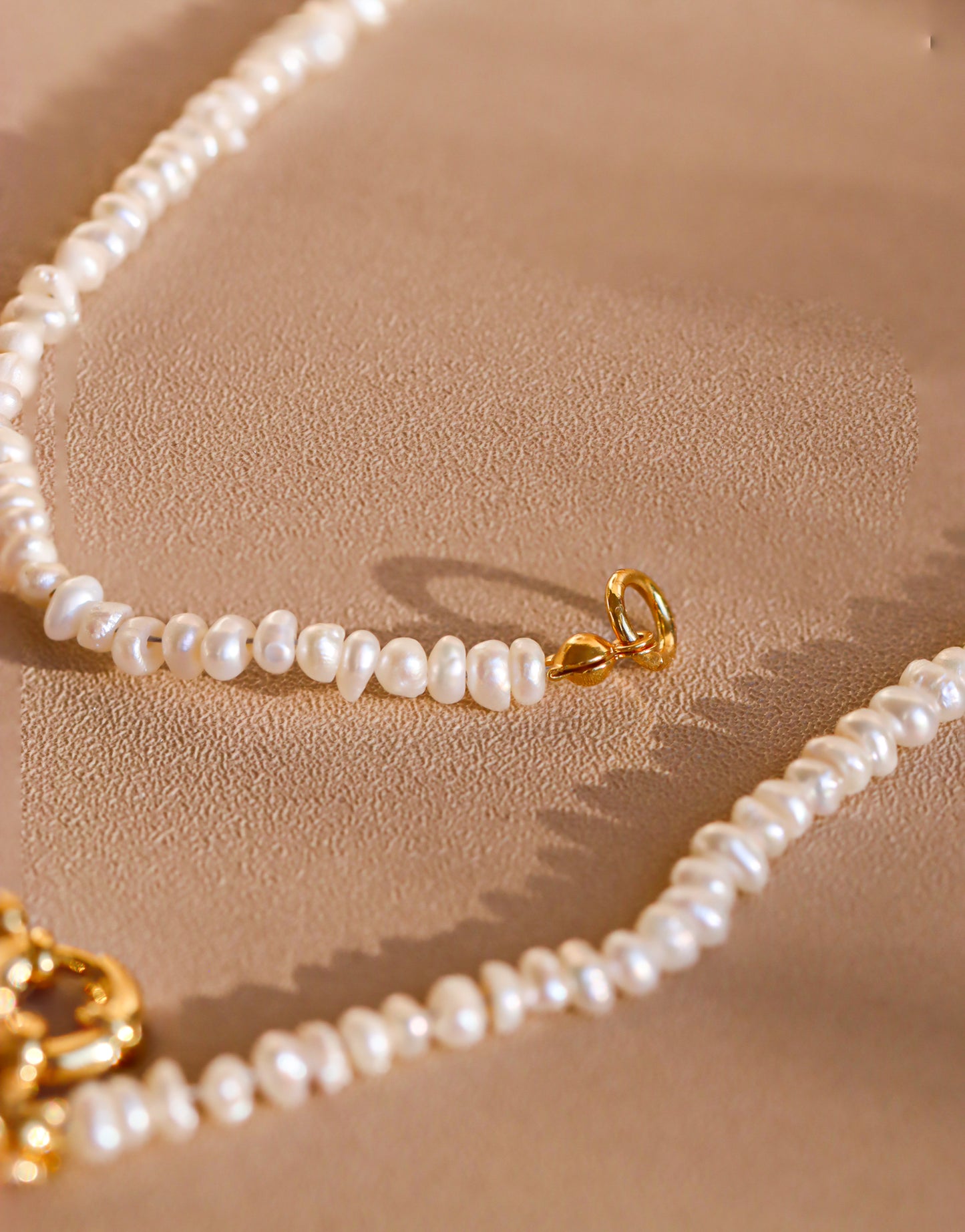 Pearl Sailor's Gold Coin Necklace