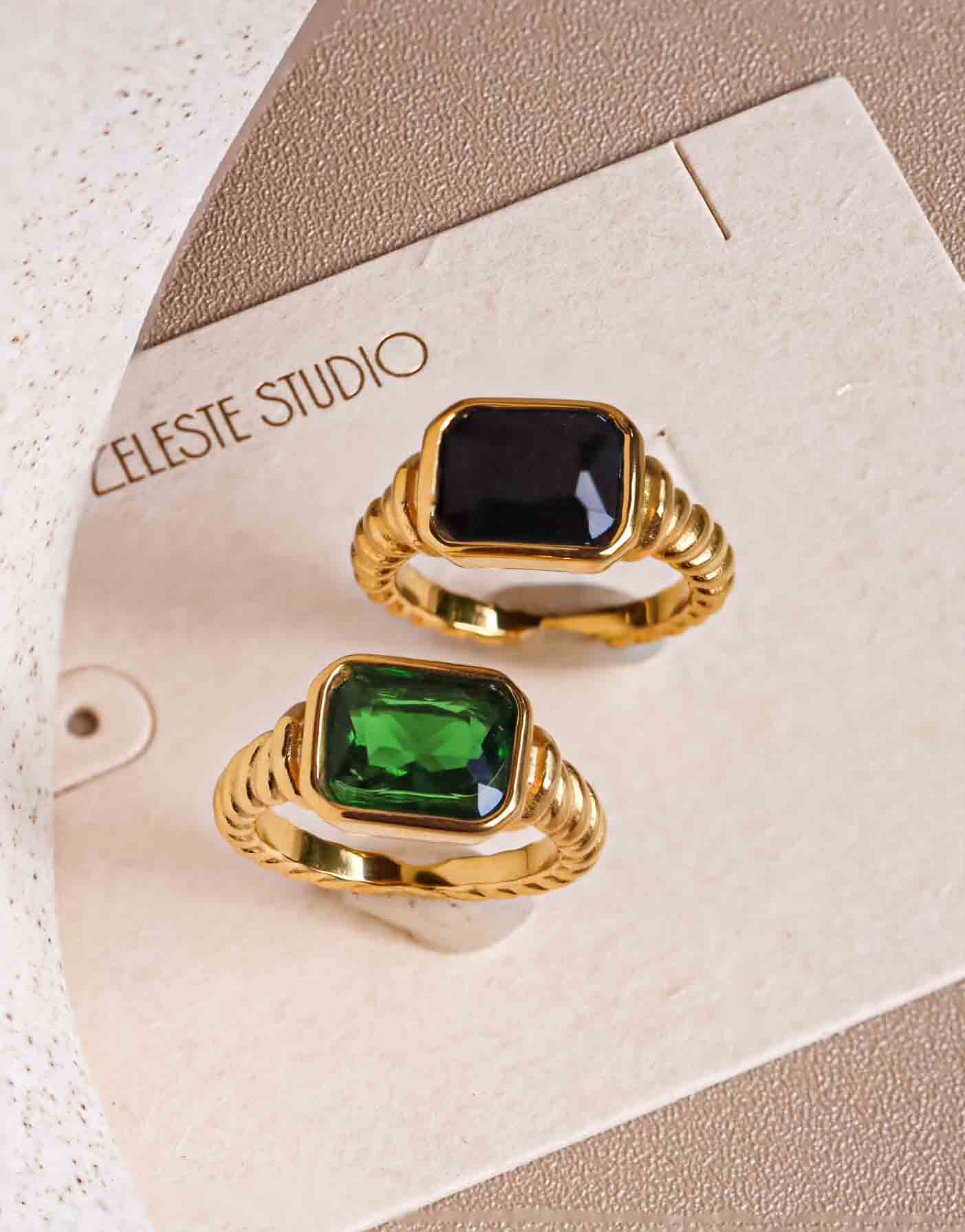 Black Gem Ring