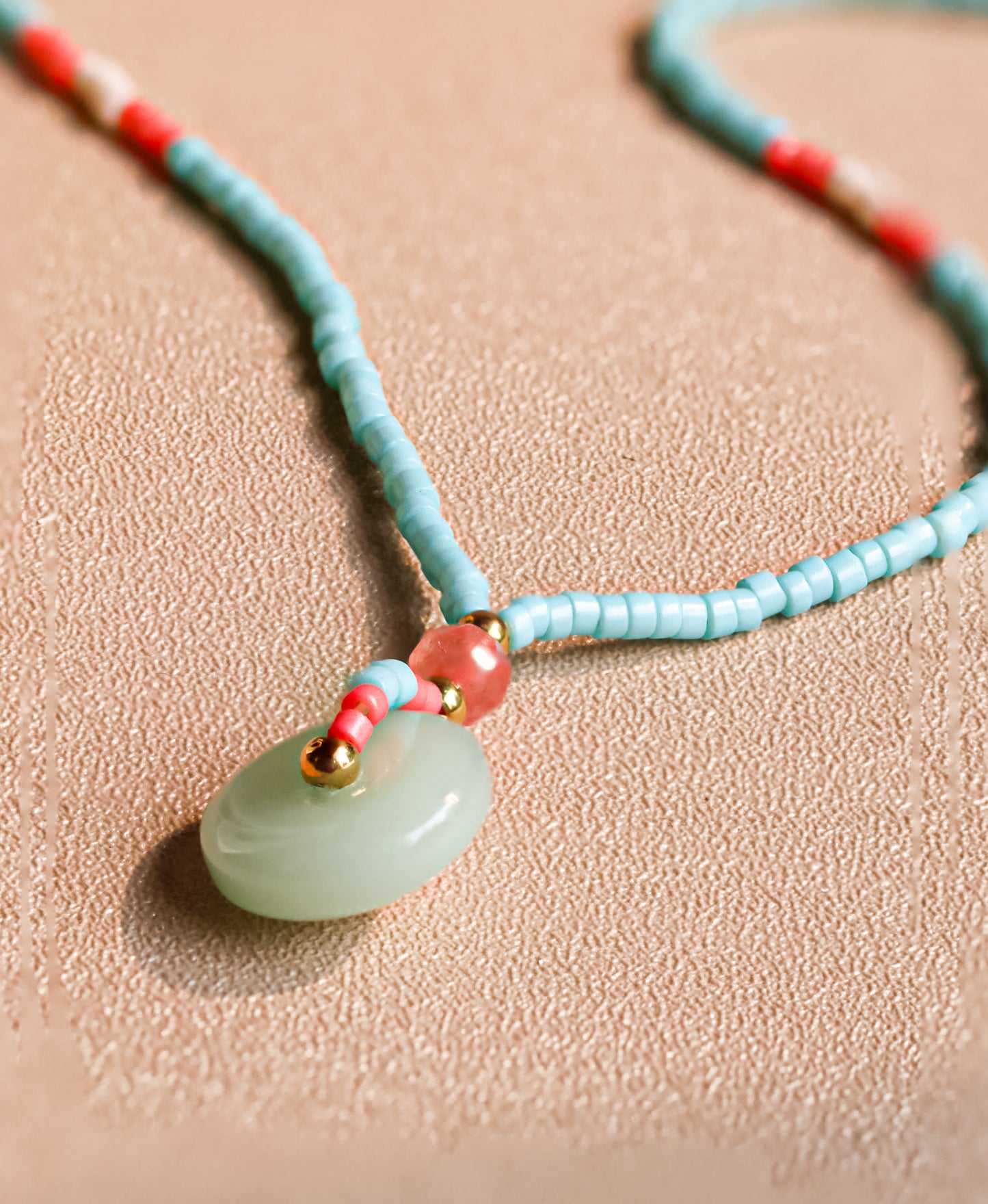 Jade Pendant Turquoise Necklace
