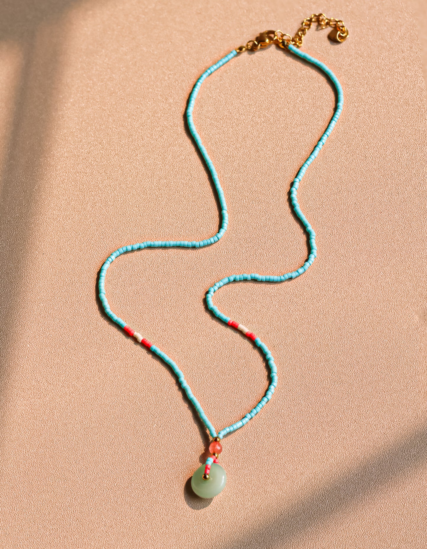 Jade Pendant Turquoise Necklace