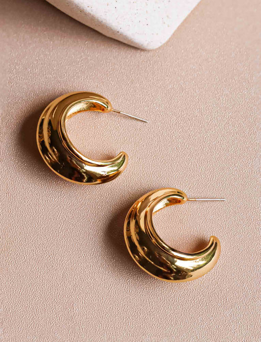 Elegant Moon Bossy Earrings