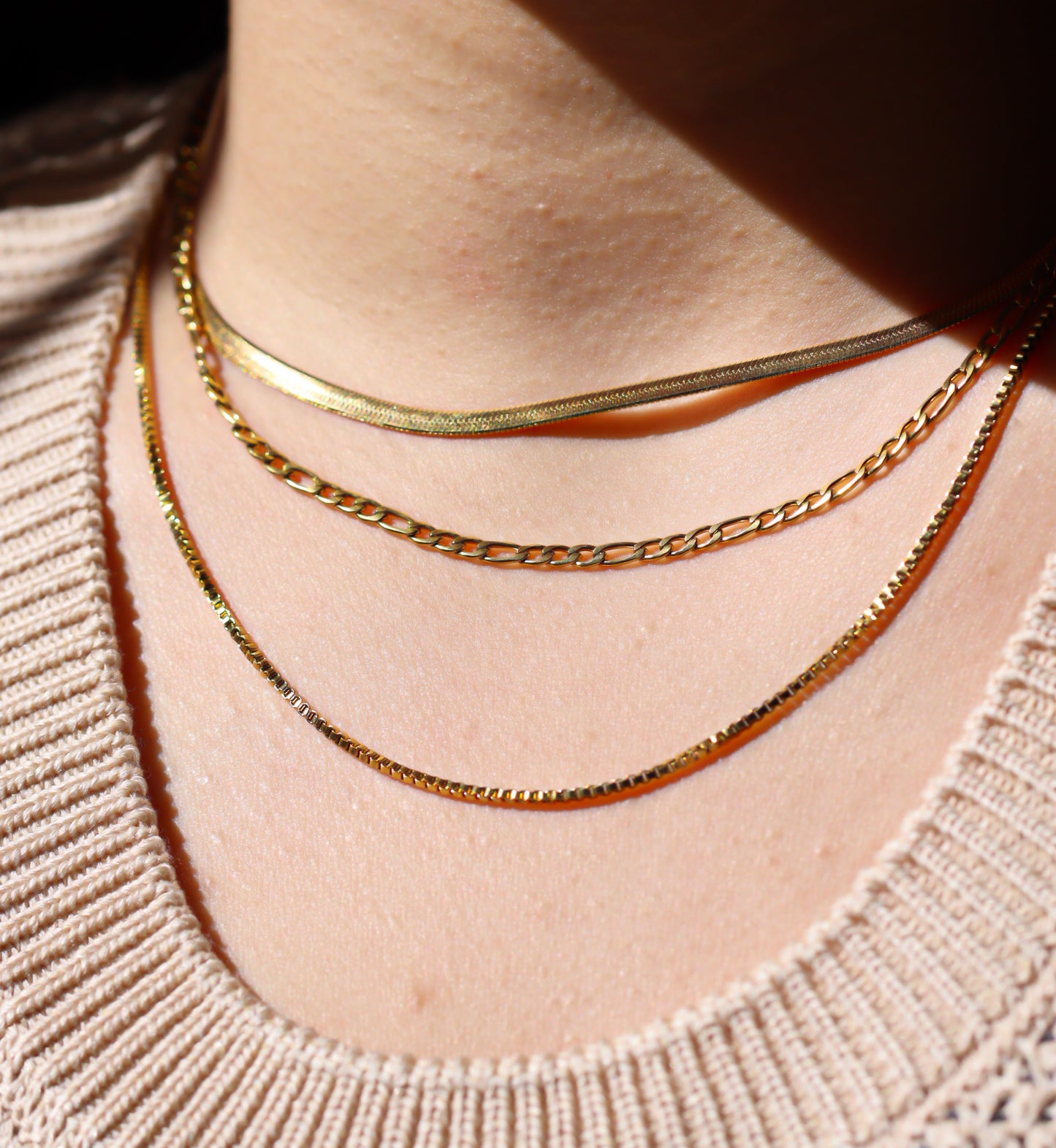 Layered Golden Necklace