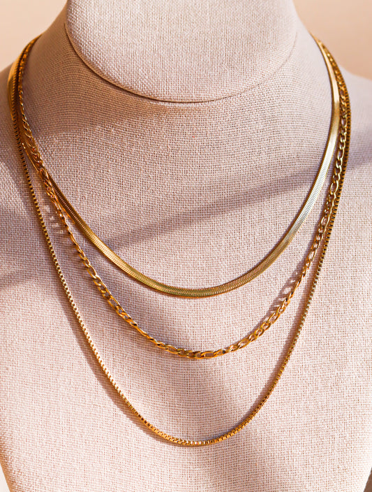 Layered Golden Necklace