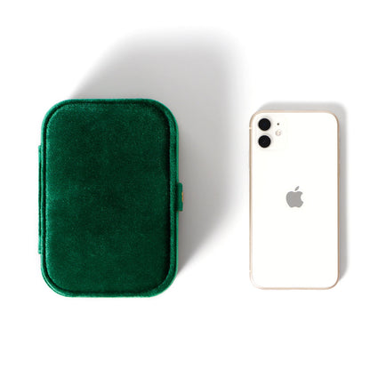 Medium Rectangle Velvet Jewelry Storage Box Ring Holder | Traveller