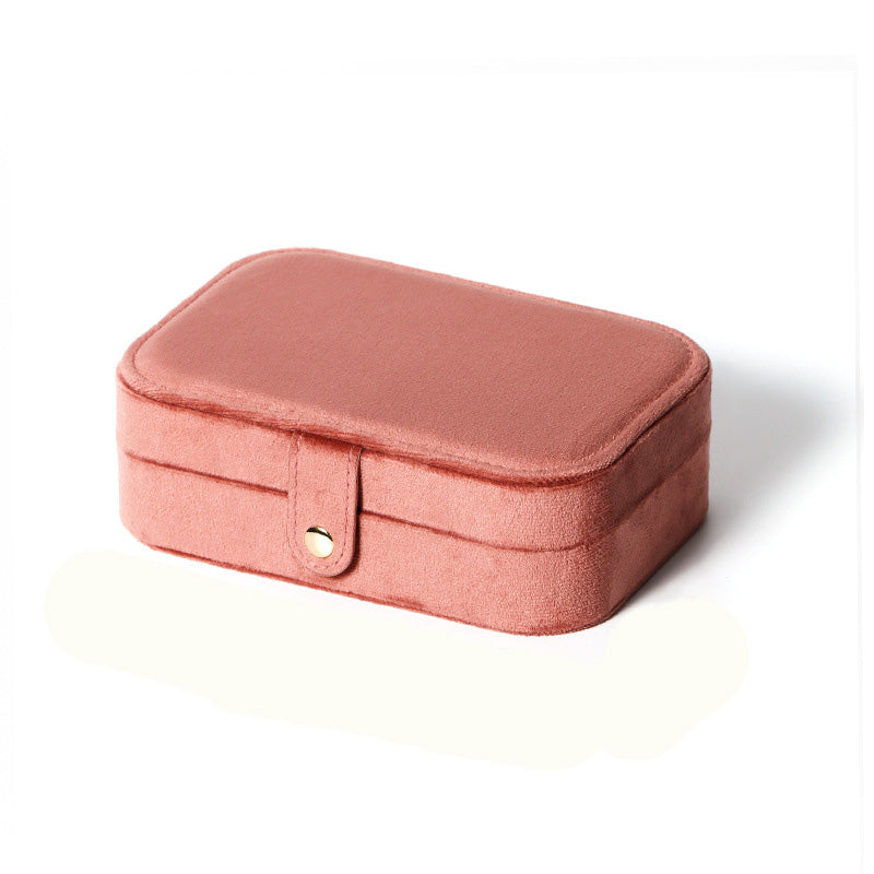 Medium Rectangle Velvet Jewelry Storage Box Ring Holder | Traveller