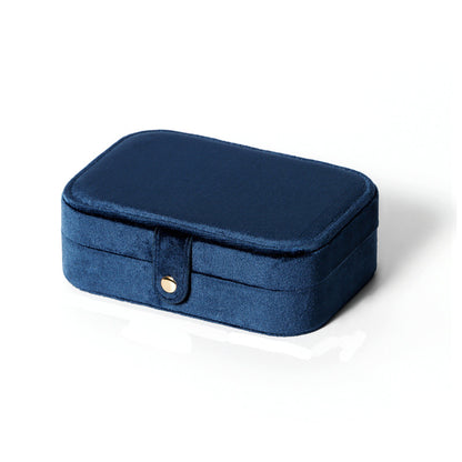 Medium Rectangle Velvet Jewelry Storage Box Ring Holder | Traveller