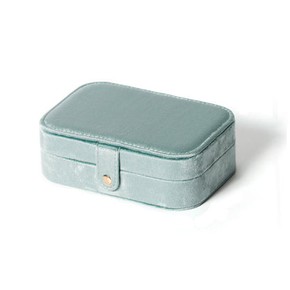Medium Rectangle Velvet Jewelry Storage Box Ring Holder | Traveller