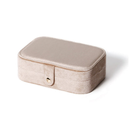 Medium Rectangle Velvet Jewelry Storage Box Ring Holder | Traveller