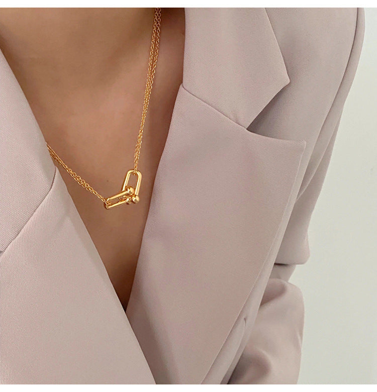 Duo Interlocking Necklace