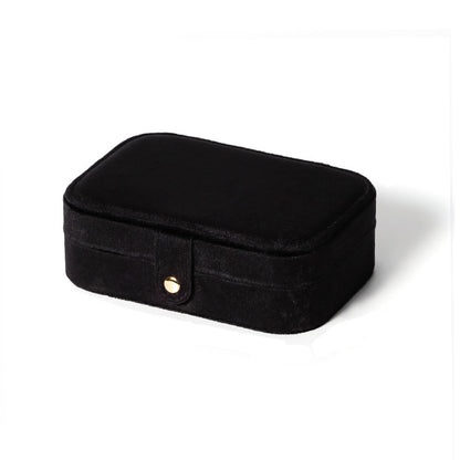 Medium Rectangle Velvet Jewelry Storage Box Ring Holder | Traveller