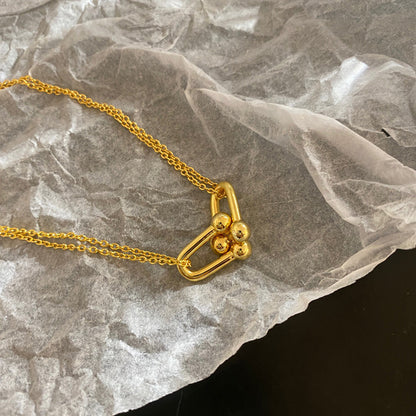 Duo Interlocking Necklace