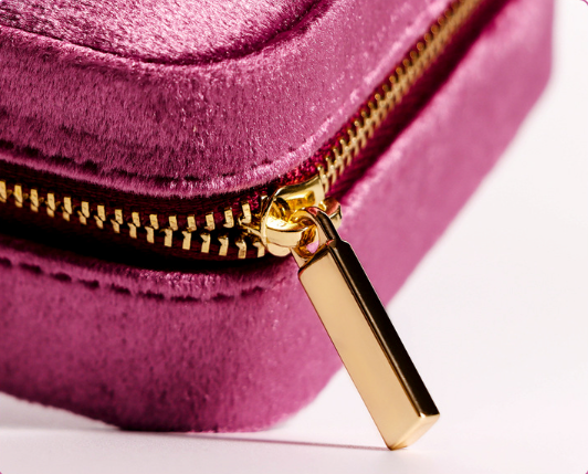 Small Square Velvet Jewelry Storage Box Ring Holder | Traveller