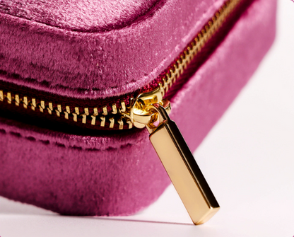 Small Square Velvet Jewelry Storage Box Ring Holder | Traveller