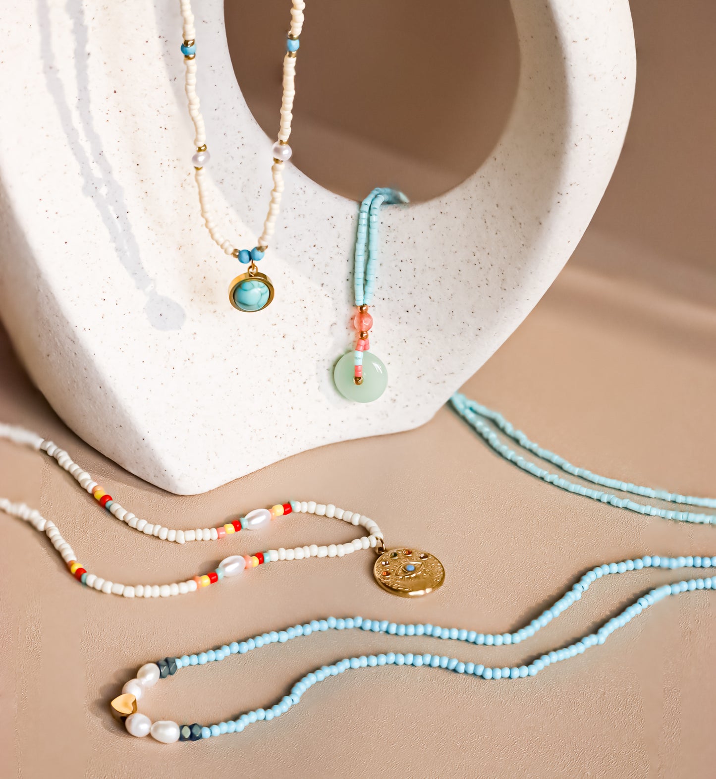 Jade Pendant Turquoise Necklace