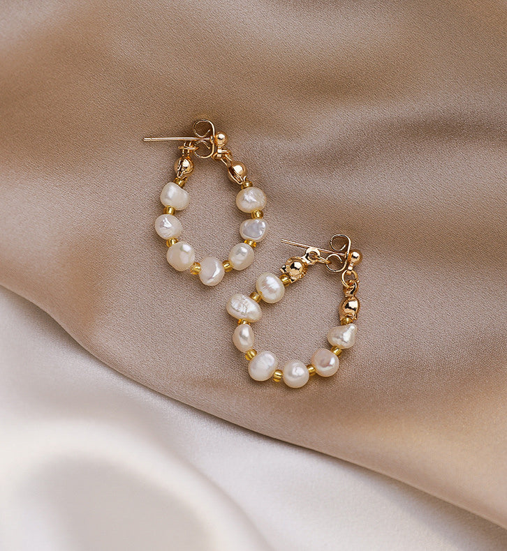 Oval Pearl Delight Earrings