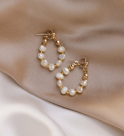 Oval Pearl Delight Earrings