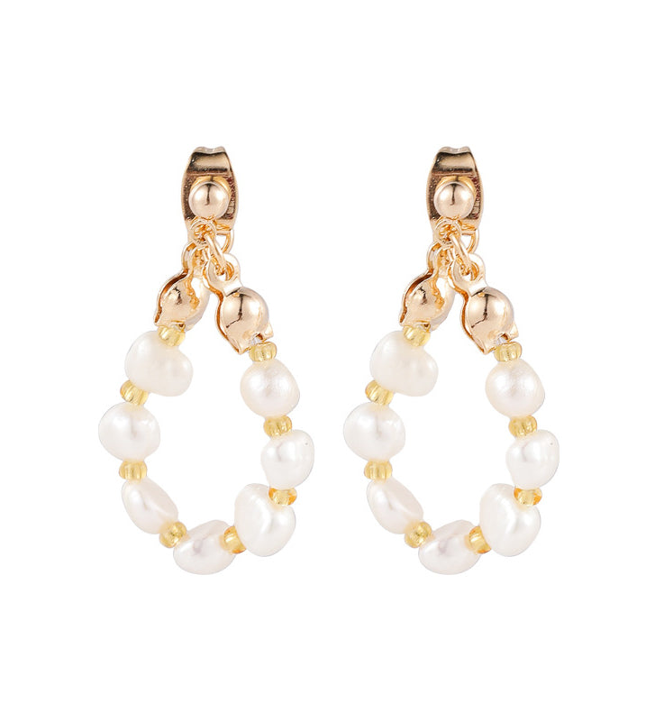 Oval Pearl Delight Earrings