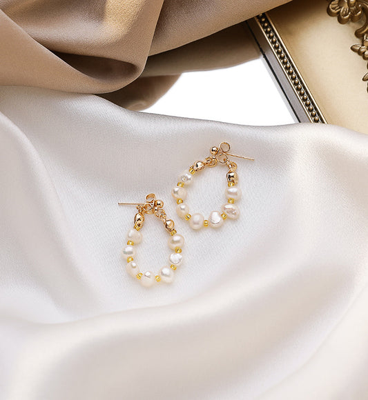 Oval Pearl Delight Earrings