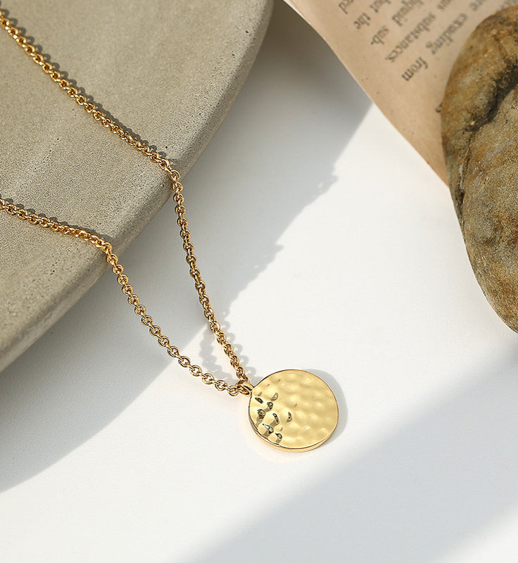 Hammered Coin Necklace