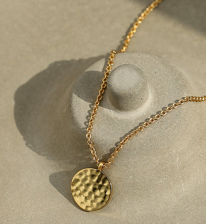 Hammered Coin Necklace