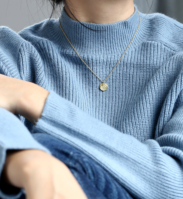 Hammered Coin Necklace