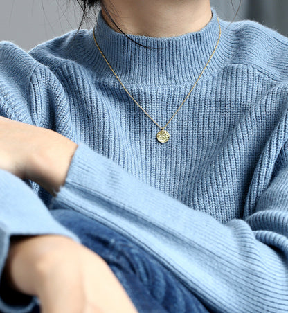 Hammered Coin Necklace
