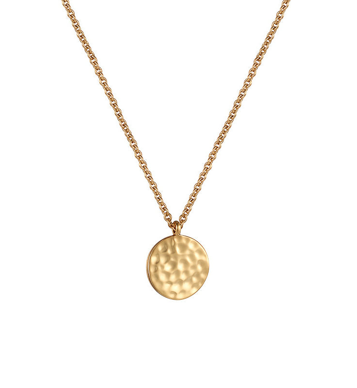 Hammered Coin Necklace