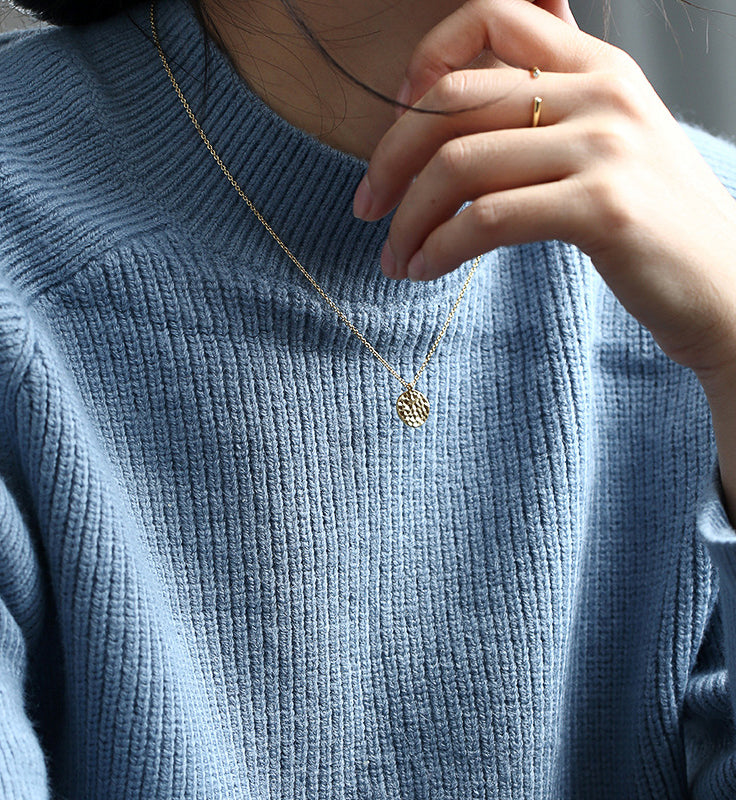 Hammered Coin Necklace