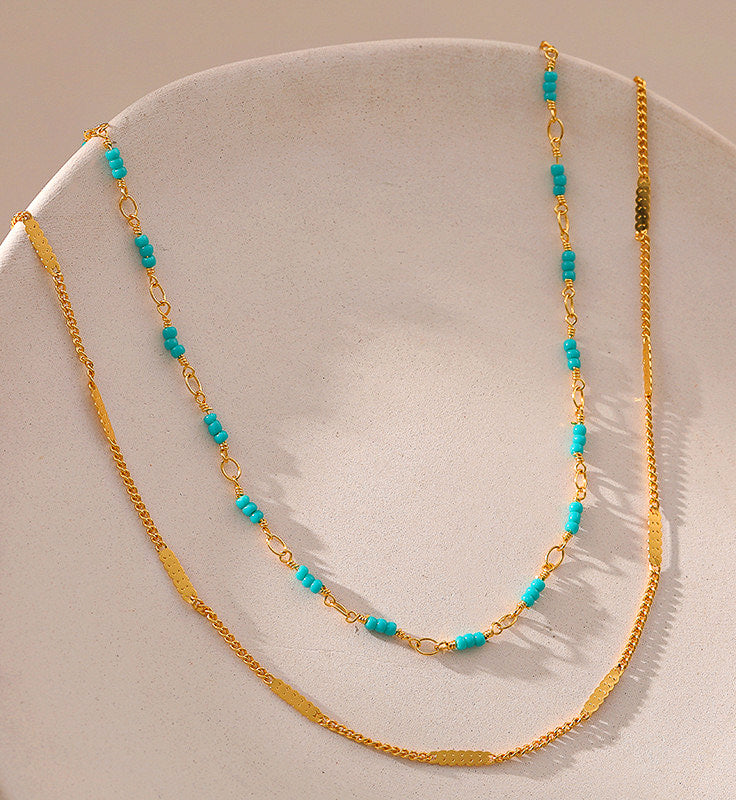 Sandi Layered Turquoise Necklace