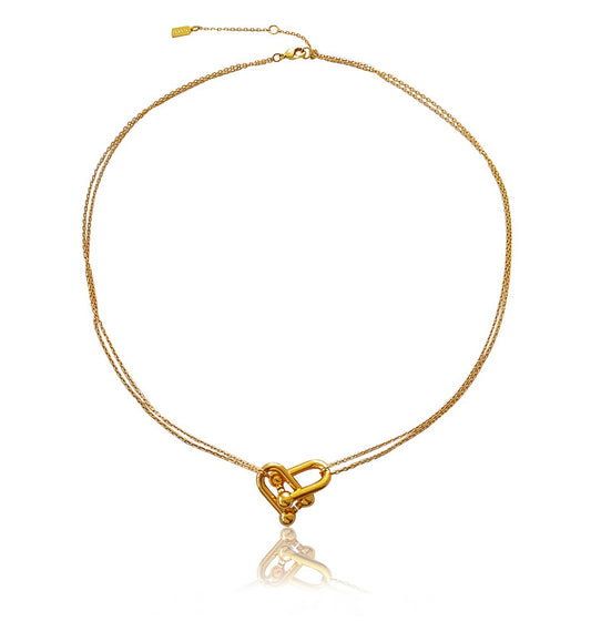 Duo Interlocking Necklace