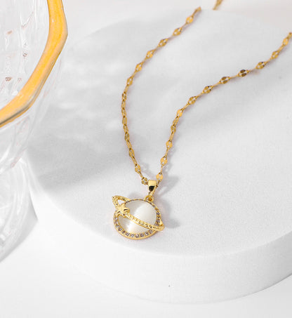 Little Planet Opal Necklace