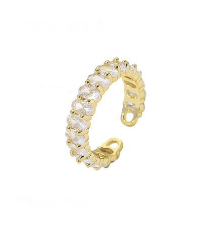 Eva Oval Gem Ring
