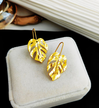 Tropical Leaf Medium Hoops