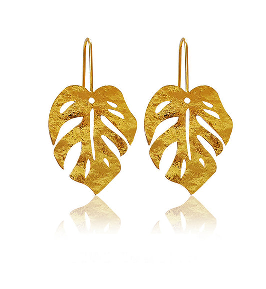 Tropical Leaf Medium Hoops