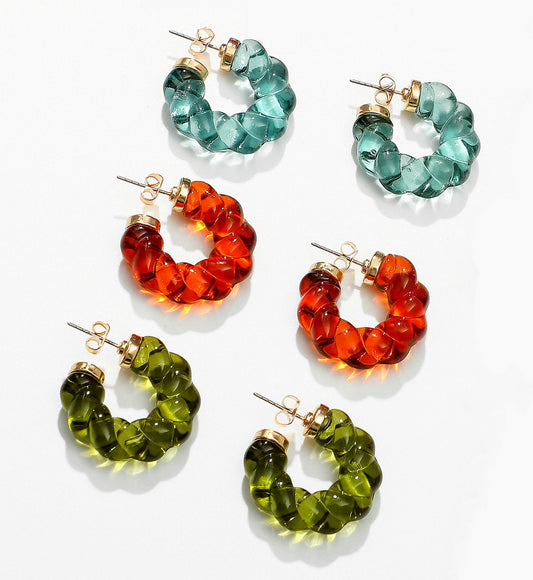 Summer Clear Hoops