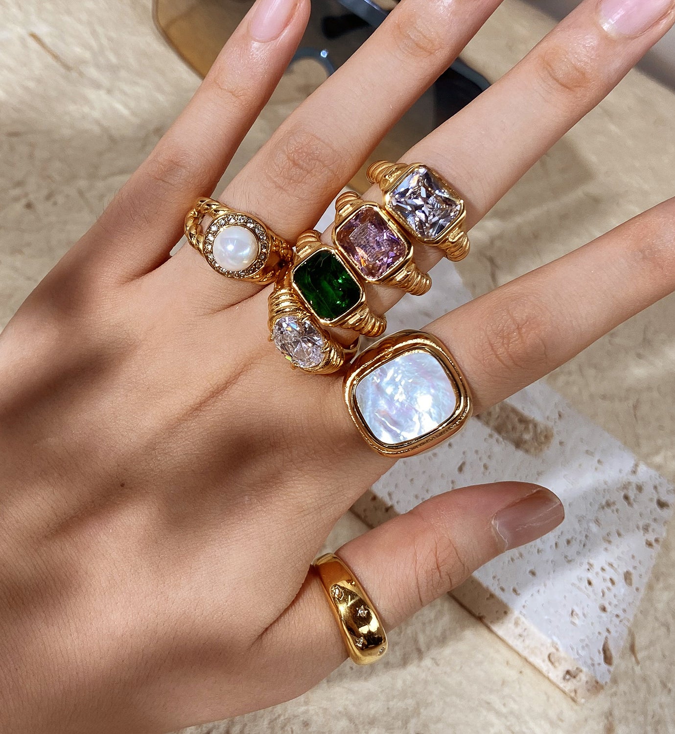 Green Gem Ring