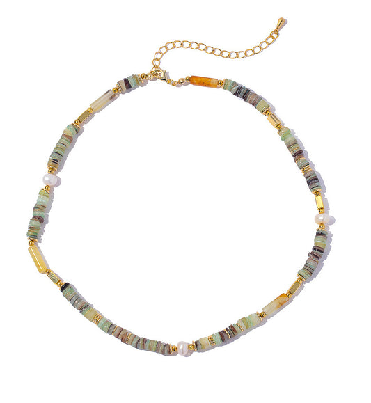 Helena Forest Gemstone Necklace