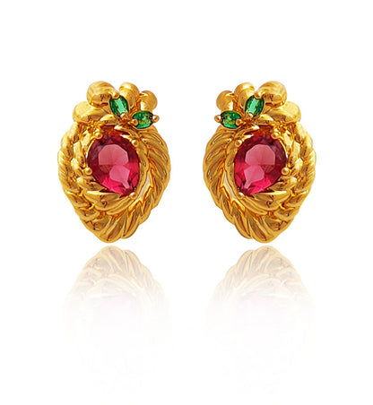 Strawberry Gem studs