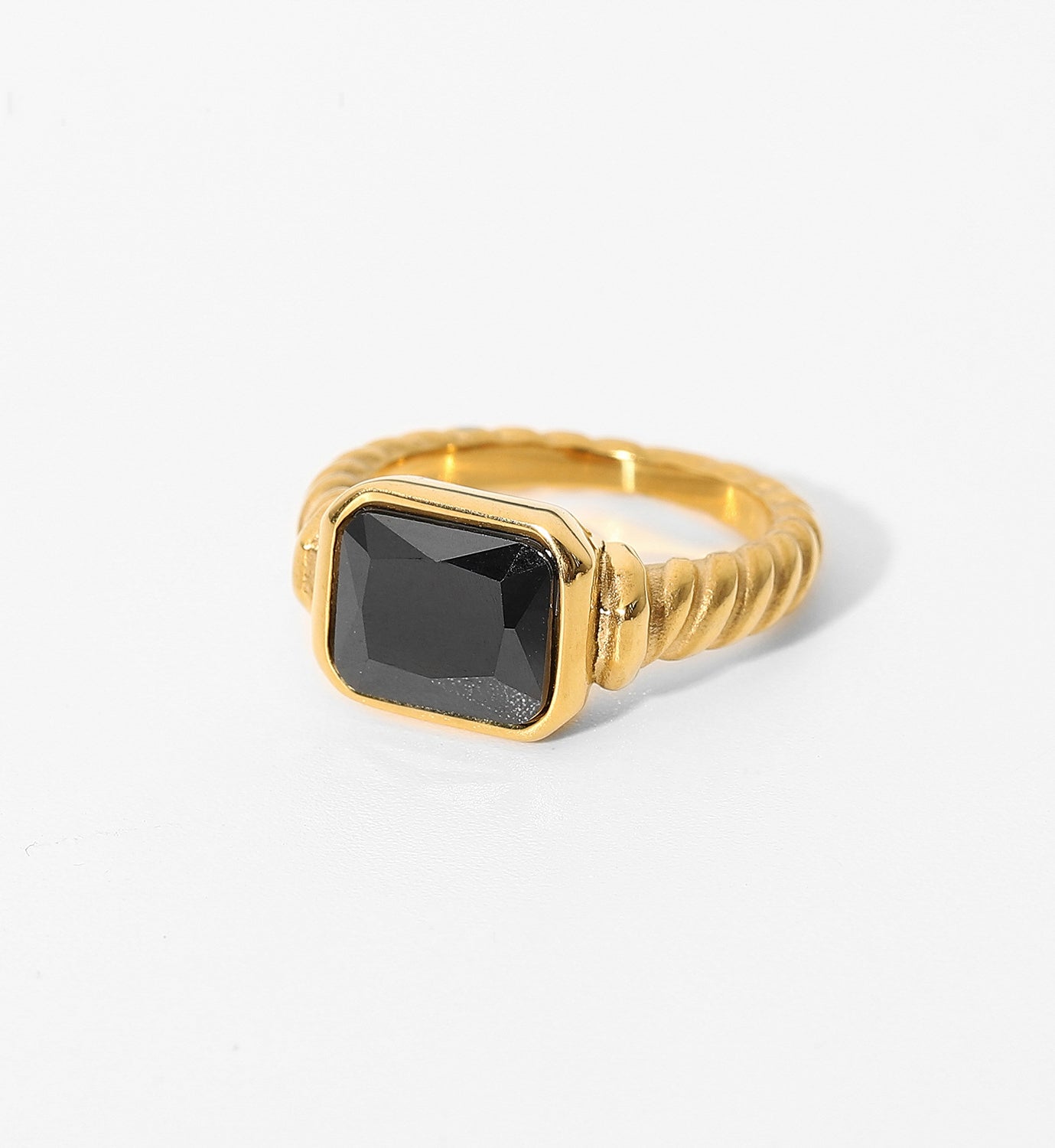 Black Gem Ring