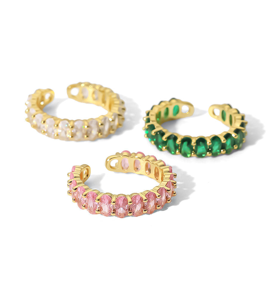 Eva Oval Gem Ring