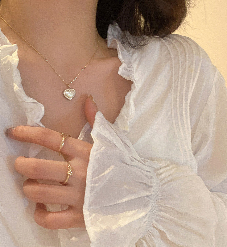Little Heart Opal Necklace