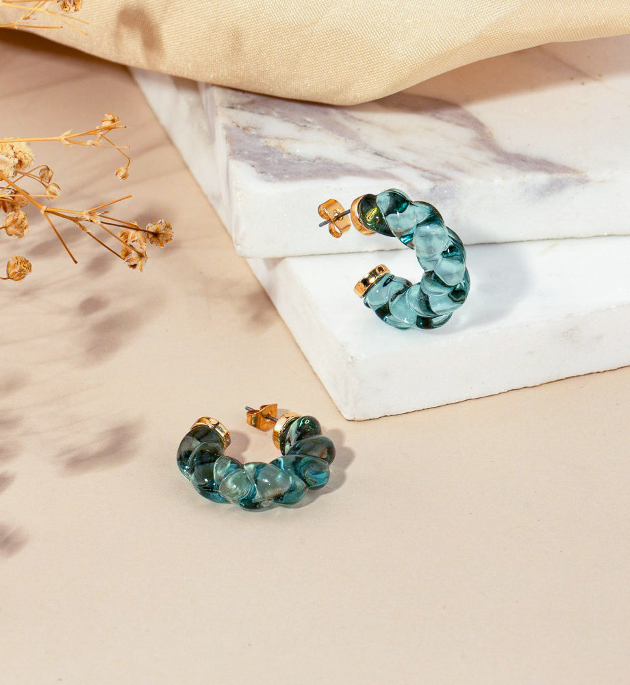 Summer Clear Hoops