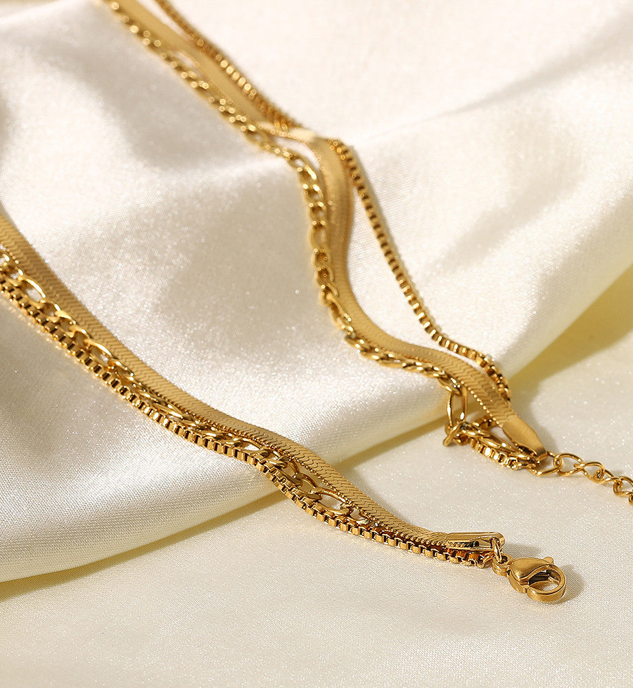 Layered Golden Necklace