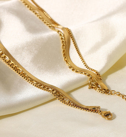 Layered Golden Necklace