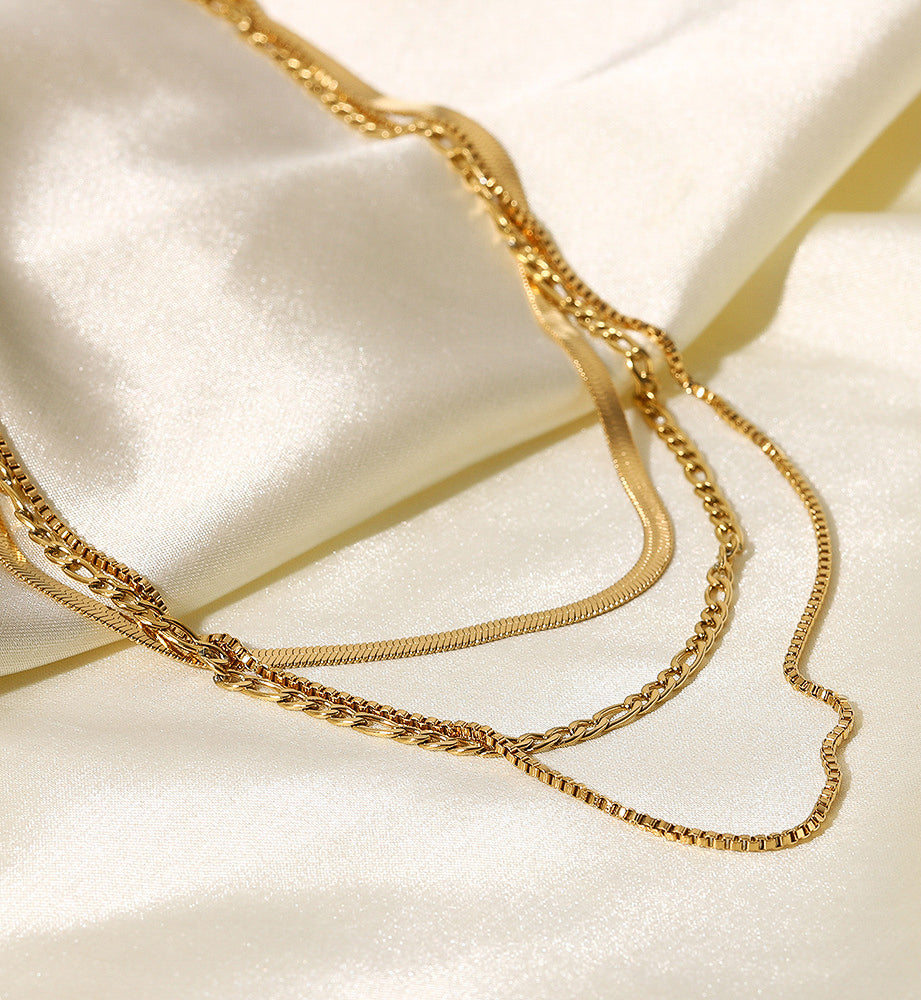 Layered Golden Necklace