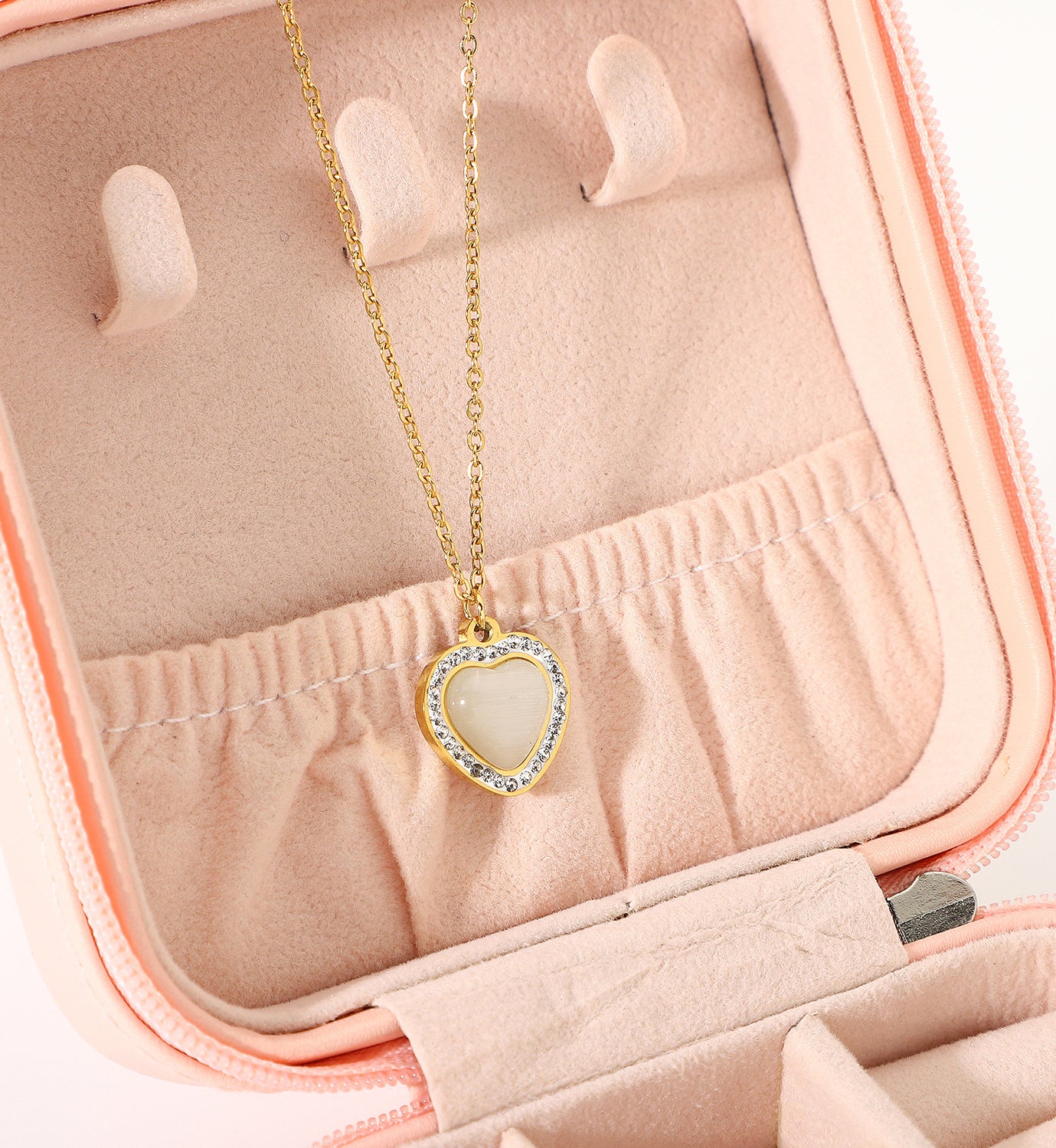 Little Heart Opal Necklace