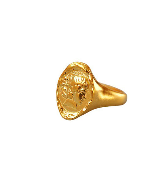 Archaic Queen Stamp Ring