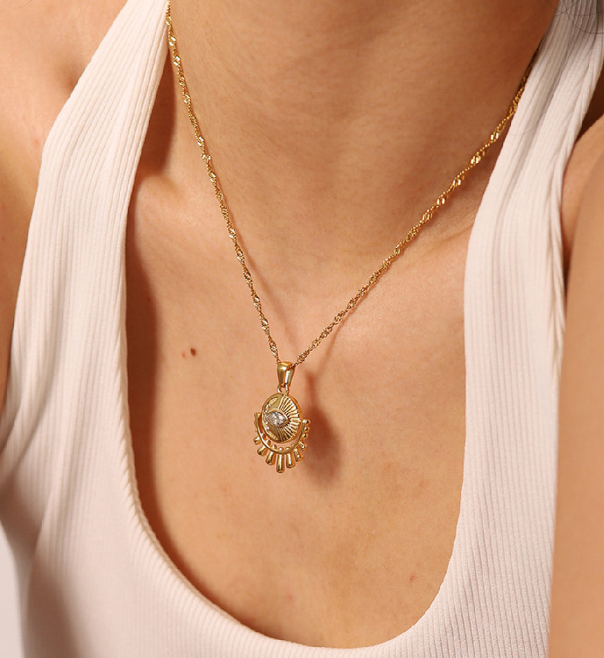 Tears of the Sun Crystal Necklace