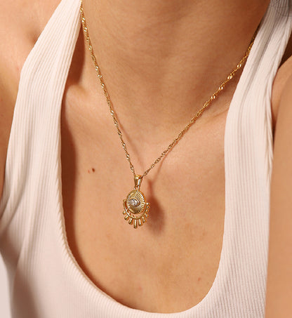 Tears of the Sun Crystal Necklace